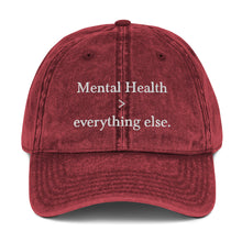 Load image into Gallery viewer, Mental Health Vintage Cap